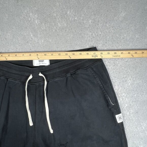 Reigning Champ Midweight Terry Standard Sweatpants Joggers XXL Black (FLAWED) - Picture 4 of 14